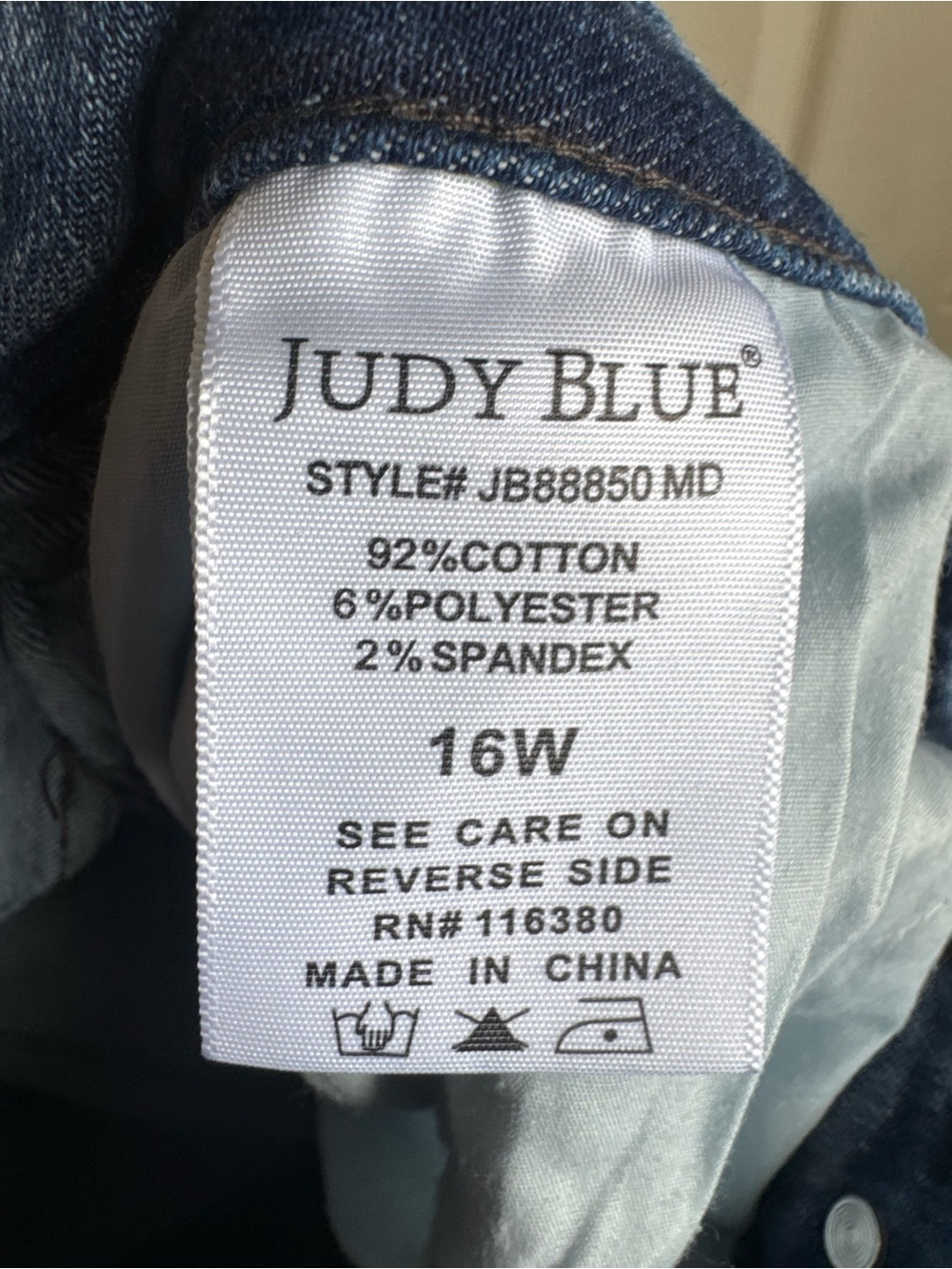 Judy Blue Cropped Wide Leg Jeans with Side Braid Detail - Picture 7 of 7